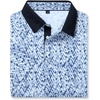image:imageMens Polo Shirts Stretch Dry Fit Printed Golf Shirt Summer Party Beach Tops  Patterned Flex Upf Lightweight Casual Business Tennis Sport Holiday Dating Gift Daily Life Prom HolidayHawaiianBlue White Mosaic