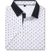 image:imageMens Polo Shirts Stretch Dry Fit Printed Golf Shirt Summer Party Beach Tops  Patterned Flex Upf Lightweight Casual Business Tennis Sport Holiday Dating Gift Daily Life Prom HolidayHawaiianWhite Golf Club