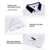 image:imageMens Polo Shirts Stretch Dry Fit Printed Golf Shirt Summer Party Beach Tops  Patterned Flex Upf Lightweight Casual Business Tennis Sport Holiday Dating Gift Daily Life Prom HolidayHawaiianWhite Golfs Club