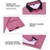 image:imageMens Polo Shirts Stretch Dry Fit Printed Golf Shirt Summer Party Beach Tops  Patterned Flex Upf Lightweight Casual Business Tennis Sport Holiday Dating Gift Daily Life Prom HolidayHawaiianBlack Pink Flower