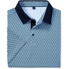 image:imageMens Polo Shirts Stretch Dry Fit Printed Golf Shirt Summer Party Beach Tops  Patterned Flex Upf Lightweight Casual Business Tennis Sport Holiday Dating Gift Daily Life Prom HolidayHawaiianNavy Square