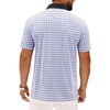 image:imageMens Polo Shirts Stretch Dry Fit Printed Golf Shirt Summer Party Beach Tops  Patterned Flex Upf Lightweight Casual Business Tennis Sport Holiday Dating Gift Daily Life Prom HolidayHawaiianBlue Circle Square