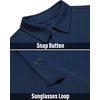 image:imageMens Polo Shirts Tactical Dry Fit Golf Shirt Stretch Casual Tops Tennis  Moisture Wicking Lightweight Breathable Flex Sunglass Loop Pocket Collar Outdoor Sport Camping Hiking Gift TravelNavy Blue