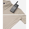 image:imageMens Polo Shirts Tactical Dry Fit Golf Shirt Stretch Casual Tops Tennis  Moisture Wicking Lightweight Breathable Flex Sunglass Loop Pocket Collar Outdoor Sport Camping Hiking Gift TravelTan
