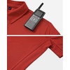 image:imageMens Polo Shirts Tactical Dry Fit Golf Shirt Stretch Casual Tops Tennis  Moisture Wicking Lightweight Breathable Flex Sunglass Loop Pocket Collar Outdoor Sport Camping Hiking Gift TravelRed