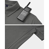image:imageMens Polo Shirts Tactical Dry Fit Golf Shirt Stretch Casual Tops Tennis  Moisture Wicking Lightweight Breathable Flex Sunglass Loop Pocket Collar Outdoor Sport Camping Hiking Gift TravelGrey