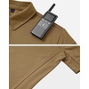 image:imageMens Polo Shirts Tactical Dry Fit Golf Shirt Stretch Casual Tops Tennis  Moisture Wicking Lightweight Breathable Flex Sunglass Loop Pocket Collar Outdoor Sport Camping Hiking Gift TravelBrown