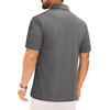 image:imageMens Polo Shirts Tactical Dry Fit Golf Shirt Stretch Casual Tops Tennis  Moisture Wicking Lightweight Breathable Flex Sunglass Loop Pocket Collar Outdoor Sport Camping Hiking Gift TravelGrey