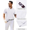 image:imageMens Polo Shirts Tactical Dry Fit Golf Shirt Stretch Casual Tops Tennis  Moisture Wicking Lightweight Breathable Flex Sunglass Loop Pocket Collar Outdoor Sport Camping Hiking Gift TravelWhite