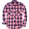 Pink Navy Plaid