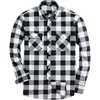 White/Black Plaid