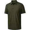 image:imageAlimens amp Gentle Mens Polo Shirt Stretch Short Sleeve Dry Fit Golf Shirts Moisture Wicking Breathable Tops Daily Tennis SportArmy Green
