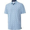 image:imageMens Polo Shirts Dry Fit Breathable Printed Golf Shirt Summer  Dry Fit Stretch Moisture Wicking Upf Lightweight Pattern Casual Business Tennis Sport Beach Holiday Party GiftLight Blue Dinosaur