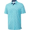 image:imageMens Polo Shirts Dry Fit Breathable Printed Golf Shirt Summer  Dry Fit Stretch Moisture Wicking Upf Lightweight Pattern Casual Business Tennis Sport Beach Holiday Party GiftBlue Funny Ocean