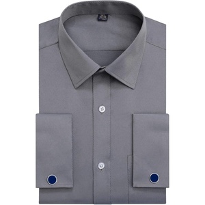 image:imageAlimens amp Gentle French Cuff Regular Fit Dress Shirts Cufflink Included  Office WorkBusiness CasualWeddingFormal EventInterviewcufflinkSoftBreathablePolyester CottonGrey