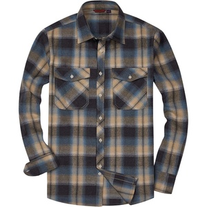 image:imageAlimens amp Gentle Mens Button Down Regular Fit Long Sleeve Plaid Flannel Casual ShirtsBlue Light Yellow