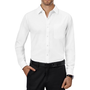 image:imageAlimens amp Gentle Mens Dress Shirts Long Sleeve Stretch Button Down Shirt  Wrinkle FreeRegular FitPocketWeddingCasualBusinessWorkChurchButton Up ShirtCollaredGraduationIvory