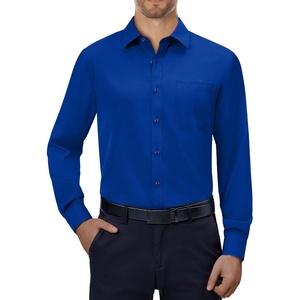 image:imageAlimens amp Gentle Mens Dress Shirts Long Sleeve Stretch Button Down Shirt  Wrinkle FreeRegular FitPocketWeddingCasualBusinessWorkChurchButton Up ShirtCollaredGraduationRoyal Blue