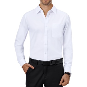 image:imageAlimens amp Gentle Mens Dress Shirts Long Sleeve Stretch Button Down Shirt  Wrinkle FreeRegular FitPocketWeddingCasualBusinessWorkChurchButton Up ShirtCollaredGraduationWhite