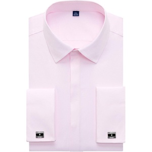 image:imageMens Dress Shirts French Cuff Regular Fit Formal Tuxedo Cufflinks Shirt  French cuff Cufflinks shirt Long sleeve Regular fit for Wedding Prom Business Fathers day Evening Formal occasionTwilled Pink