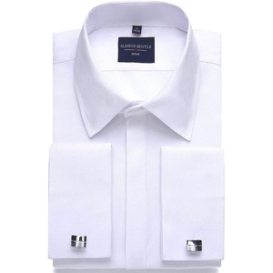 image:imageMens Dress Shirts French Cuff Regular Fit Formal Tuxedo Cufflinks Shirt  French cuff Cufflinks shirt Long sleeve Regular fit for Wedding Prom Business Fathers day Evening Formal occasionWhite