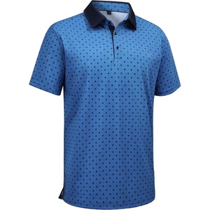 image:imageMens Polo Shirts Stretch Dry Fit Printed Golf Shirt Summer Party Beach Tops  Patterned Flex Upf Lightweight Casual Business Tennis Sport Holiday Dating Gift Daily Life Prom HolidayHawaiianBlue Square