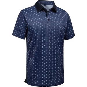 image:imageMens Polo Shirts Stretch Dry Fit Printed Golf Shirt Summer Party Beach Tops  Patterned Flex Upf Lightweight Casual Business Tennis Sport Holiday Dating Gift Daily Life Prom HolidayHawaiianNavy Golf Club