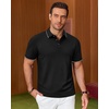 image:imageAlimens amp Gentle 3 Pack Polo Shirts for Men Dry Fit Performance Short Sleeve Moisture Wicking Business Casual Golf ShirtsBlack White Royal Blue