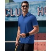 image:imageAlimens amp Gentle 3 Pack Polo Shirts for Men Dry Fit Performance Short Sleeve Moisture Wicking Business Casual Golf ShirtsRoyal Blue Black Red