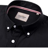 image:imageAlimens amp Gentle Boys Long Sleeve Solid Button Down Oxford Shirt Collared Cotton Top with Chest PocketBlack