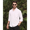 image:imageAlimens amp Gentle Boys Long Sleeve Solid Button Down Oxford Shirt Collared Cotton Top with Chest PocketWhite