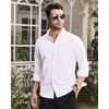 image:imageAlimens amp Gentle Boys Long Sleeve Solid Button Down Oxford Shirt Collared Cotton Top with Chest PocketWhite