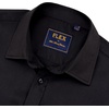 image:imageAlimens amp Gentle Boys Short Sleeve Dress Shirts Wrinkle Free Solid Casual Button Down Shirts with PocketBlack