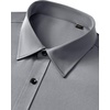 image:imageAlimens amp Gentle Mens Anti Odor Dress Shirts Long Sleeve Wrinkle Free Stretch Button Down Shirt Business Formal WeddingGrey