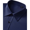 image:imageAlimens amp Gentle Mens Anti Odor Dress Shirts Long Sleeve Wrinkle Free Stretch Button Down Shirt Business Formal WeddingNavy Blue