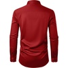 image:imageAlimens amp Gentle Mens Anti Odor Dress Shirts Long Sleeve Wrinkle Free Stretch Button Down Shirt Business Formal WeddingRed