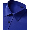 image:imageAlimens amp Gentle Mens Anti Odor Dress Shirts Long Sleeve Wrinkle Free Stretch Button Down Shirt Business Formal WeddingRoyal Blue