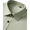 image:imageAlimens amp Gentle Mens Anti Odor Dress Shirts Long Sleeve Wrinkle Free Stretch Button Down Shirt Business Formal WeddingSage Green