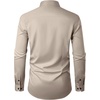 image:imageAlimens amp Gentle Mens Anti Odor Dress Shirts Long Sleeve Wrinkle Free Stretch Button Down Shirt Business Formal WeddingTan