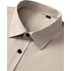image:imageAlimens amp Gentle Mens Anti Odor Dress Shirts Long Sleeve Wrinkle Free Stretch Button Down Shirt Business Formal WeddingTan