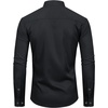 image:imageAlimens amp Gentle Mens Banded Collar Dress Shirts Wrinkle Free Long Sleeve Mandarin Collar Button Down ShirtBlack