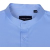 image:imageAlimens amp Gentle Mens Banded Collar Dress Shirts Wrinkle Free Long Sleeve Mandarin Collar Button Down ShirtBlue