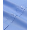 image:imageAlimens amp Gentle Mens Banded Collar Dress Shirts Wrinkle Free Long Sleeve Mandarin Collar Button Down ShirtBlue