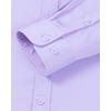 image:imageAlimens amp Gentle Mens Banded Collar Dress Shirts Wrinkle Free Long Sleeve Mandarin Collar Button Down ShirtLilac