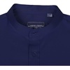 image:imageAlimens amp Gentle Mens Banded Collar Dress Shirts Wrinkle Free Long Sleeve Mandarin Collar Button Down ShirtNavy
