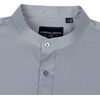 image:imageAlimens amp Gentle Mens Banded Collar Dress Shirts Wrinkle Free Long Sleeve Mandarin Collar Button Down ShirtSilver Gray