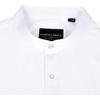 image:imageAlimens amp Gentle Mens Banded Collar Dress Shirts Wrinkle Free Long Sleeve Mandarin Collar Button Down ShirtWhite
