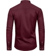 image:imageAlimens amp Gentle Mens Banded Collar Dress Shirts Wrinkle Free Long Sleeve Mandarin Collar Button Down ShirtWine Red