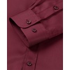 image:imageAlimens amp Gentle Mens Banded Collar Dress Shirts Wrinkle Free Long Sleeve Mandarin Collar Button Down ShirtWine Red