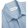 image:imageAlimens amp Gentle Mens Cuban Guayabera Shirt Button Down Long Sleeve Summer Beach03grey Blue